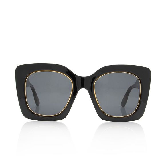 Gucci Accessories - Gucci Logo Oversized Butterfly Sunglasses
